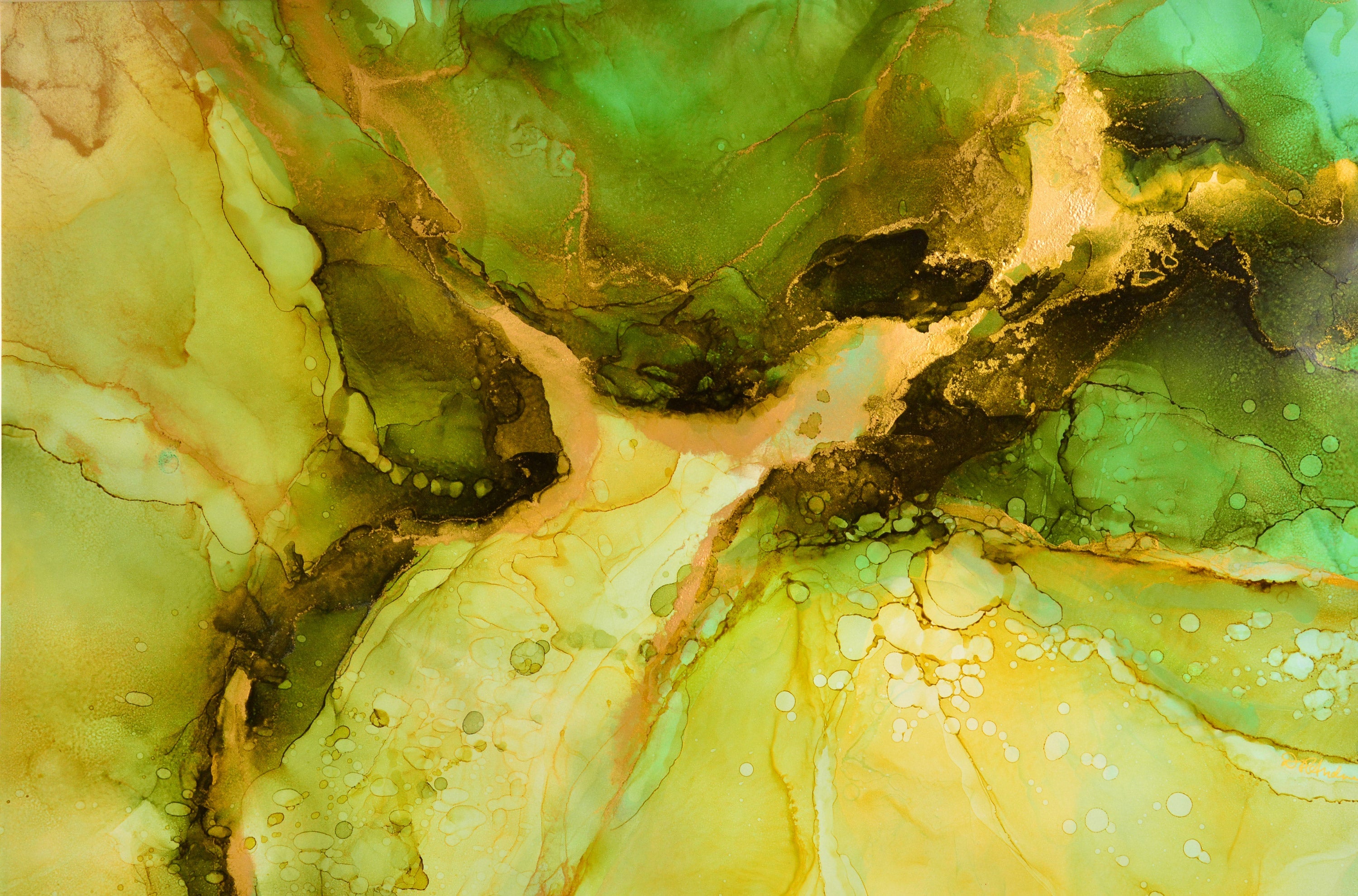 Morning Turns Green - Print