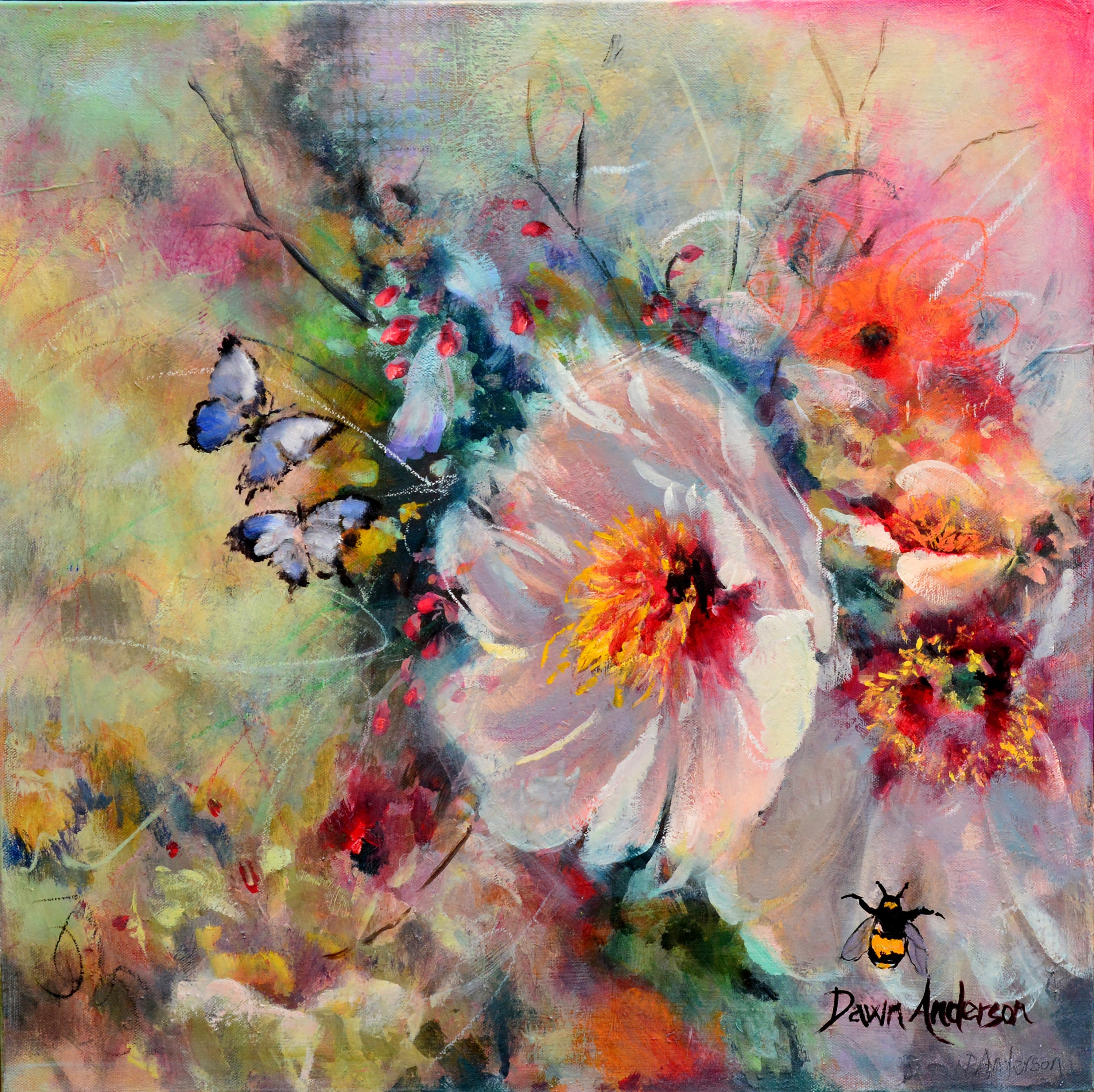 Soft Pastel Petals - Print