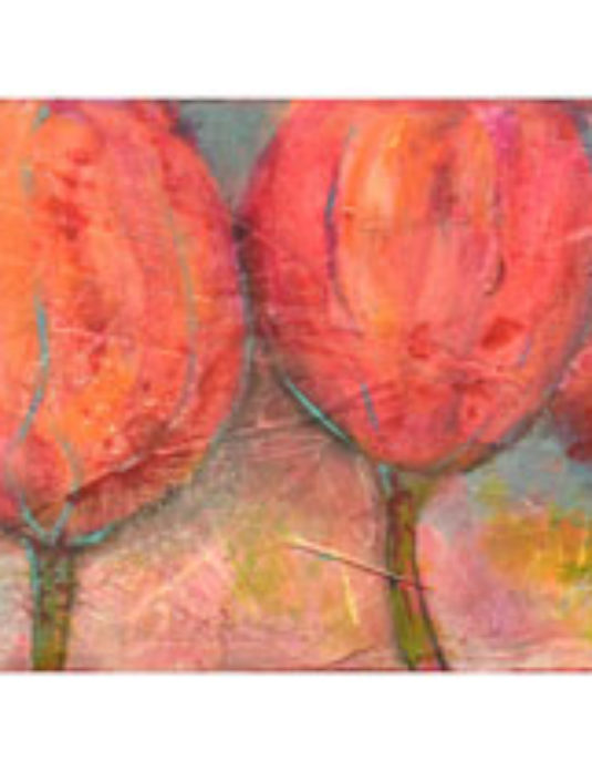 TULIPS HORIZONTAL STUDY by DAWN ANDERSON